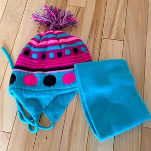 children's hat and neck warmer